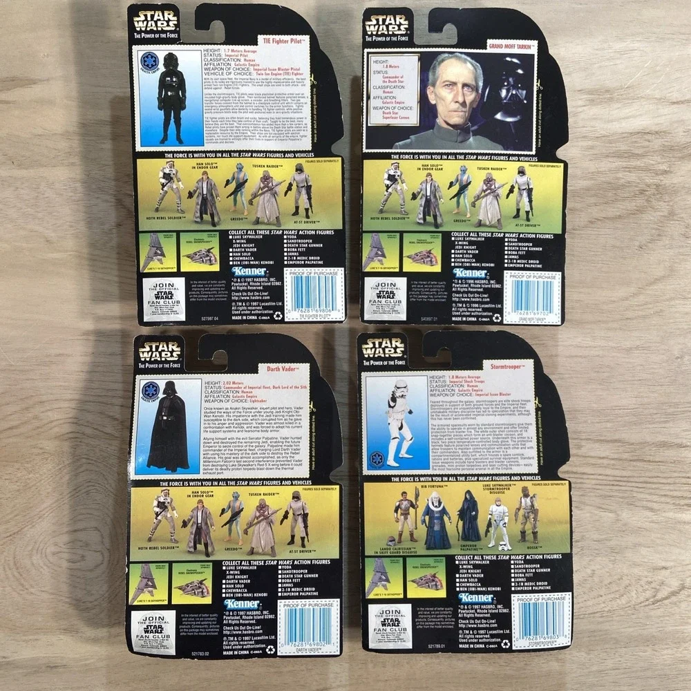 Star Wars Power Of The Force - (BRAND NEW SEALED) 4x LOT - Action Figure 1996 95